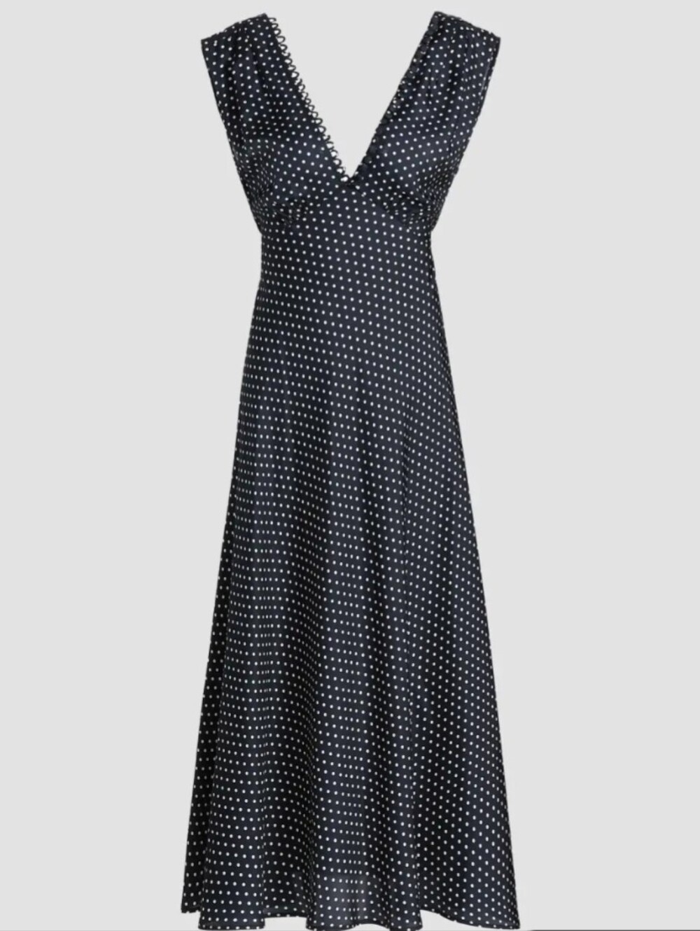 Doen Tahlia Polka Dot Silk Blend Dress